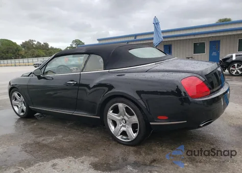 2008 Bentley Continental Gtc z USA, uszkodzony, nr VIN SCBDR33W68C051413